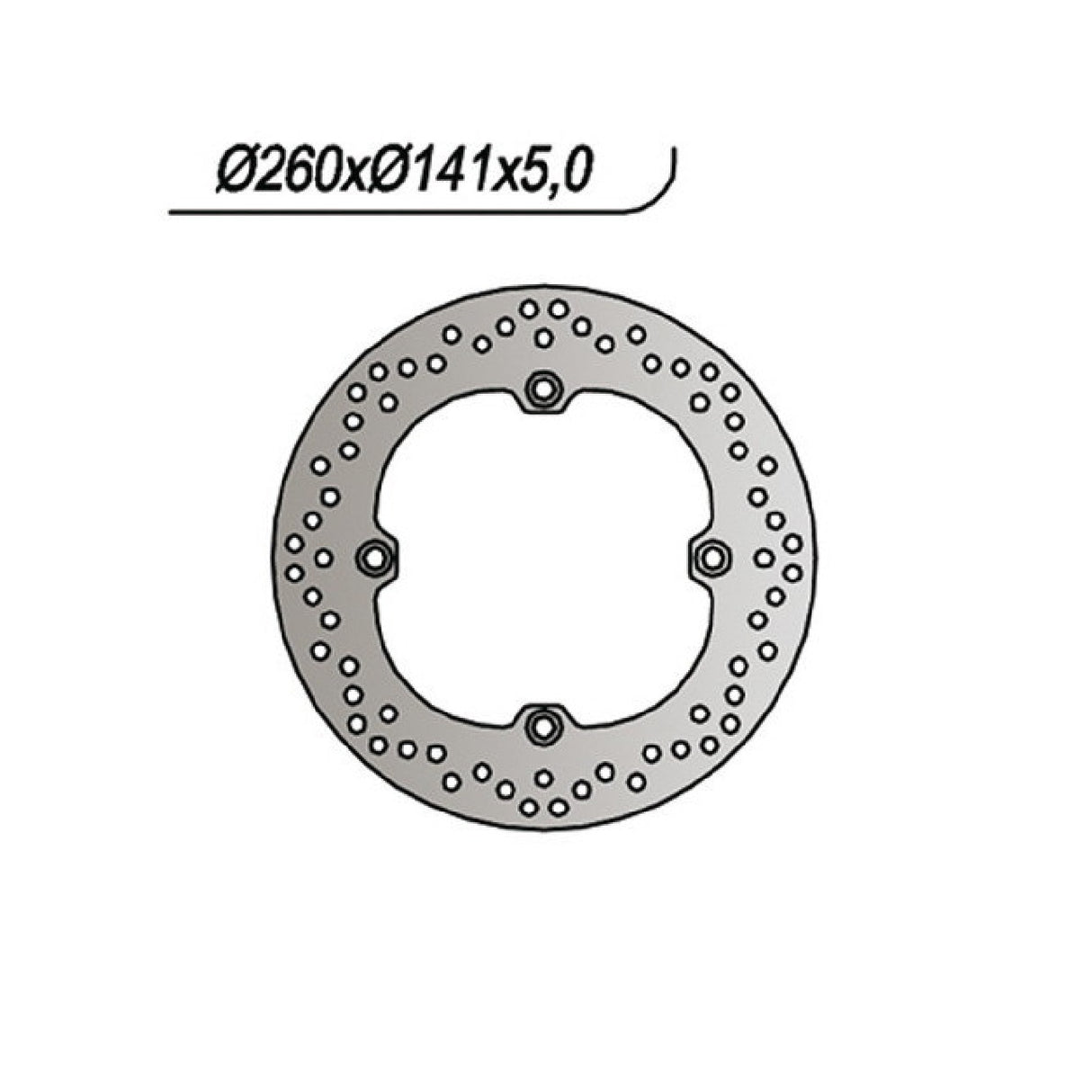 NG 1094 Disco de freno KAWASAKI KLV (A1H>A2H) (JKBS1122) 1000 CC 04/05