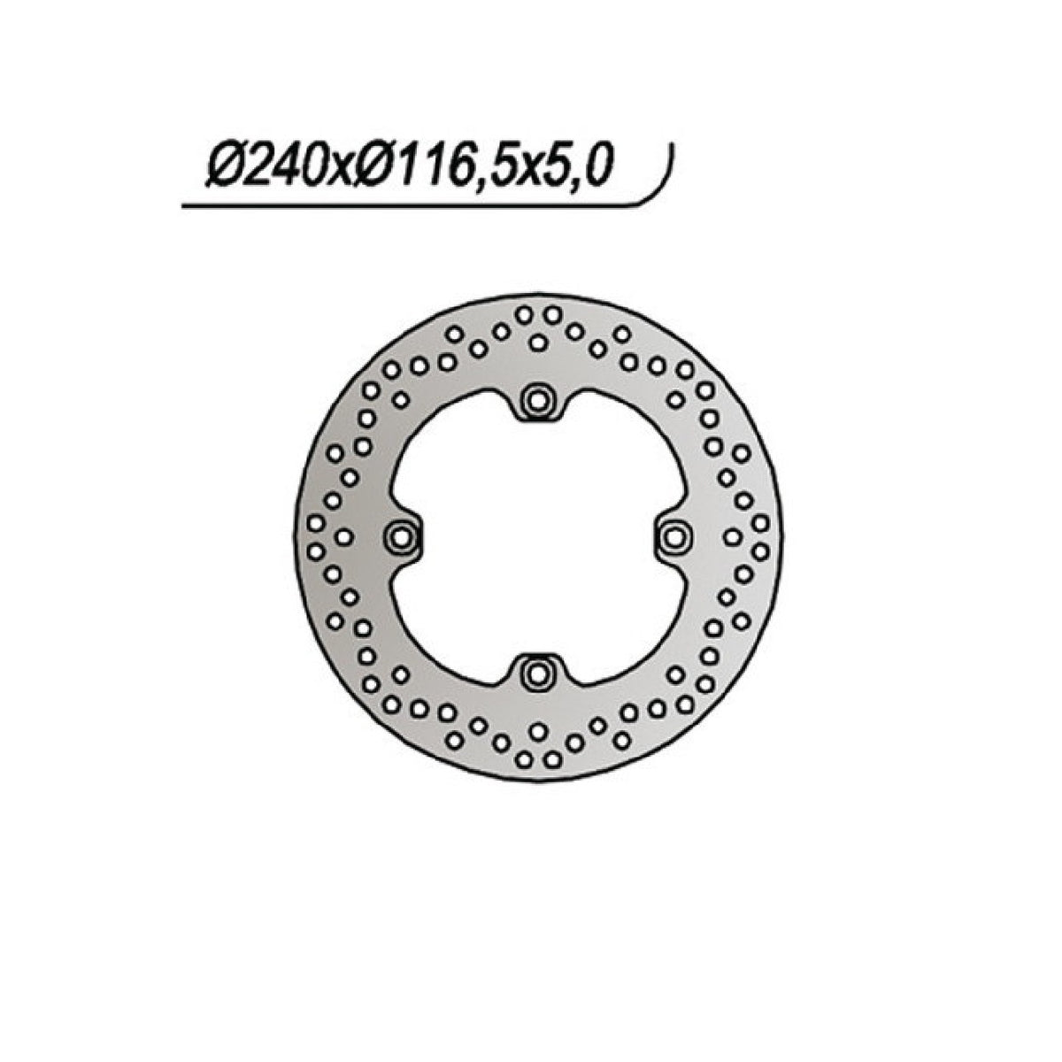NG 1095 Bremsscheibe HONDA CBF (PC39) 500 CC 04/06