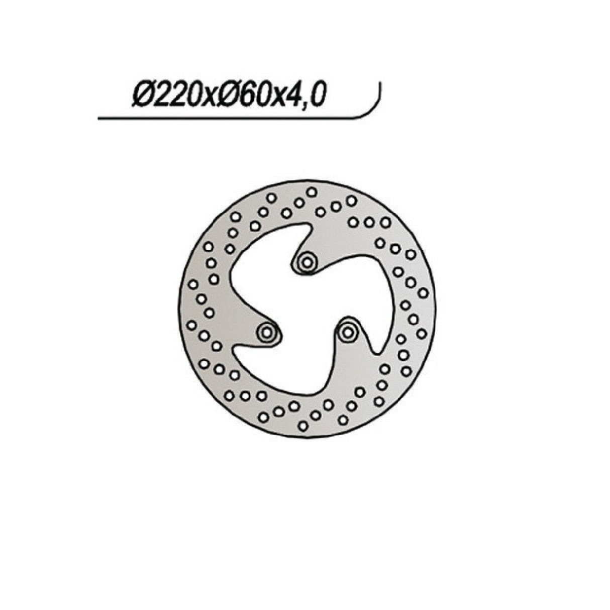 NG 1098 Brake Disc MALAGUTI F18 Warrior 125 CC 00/02