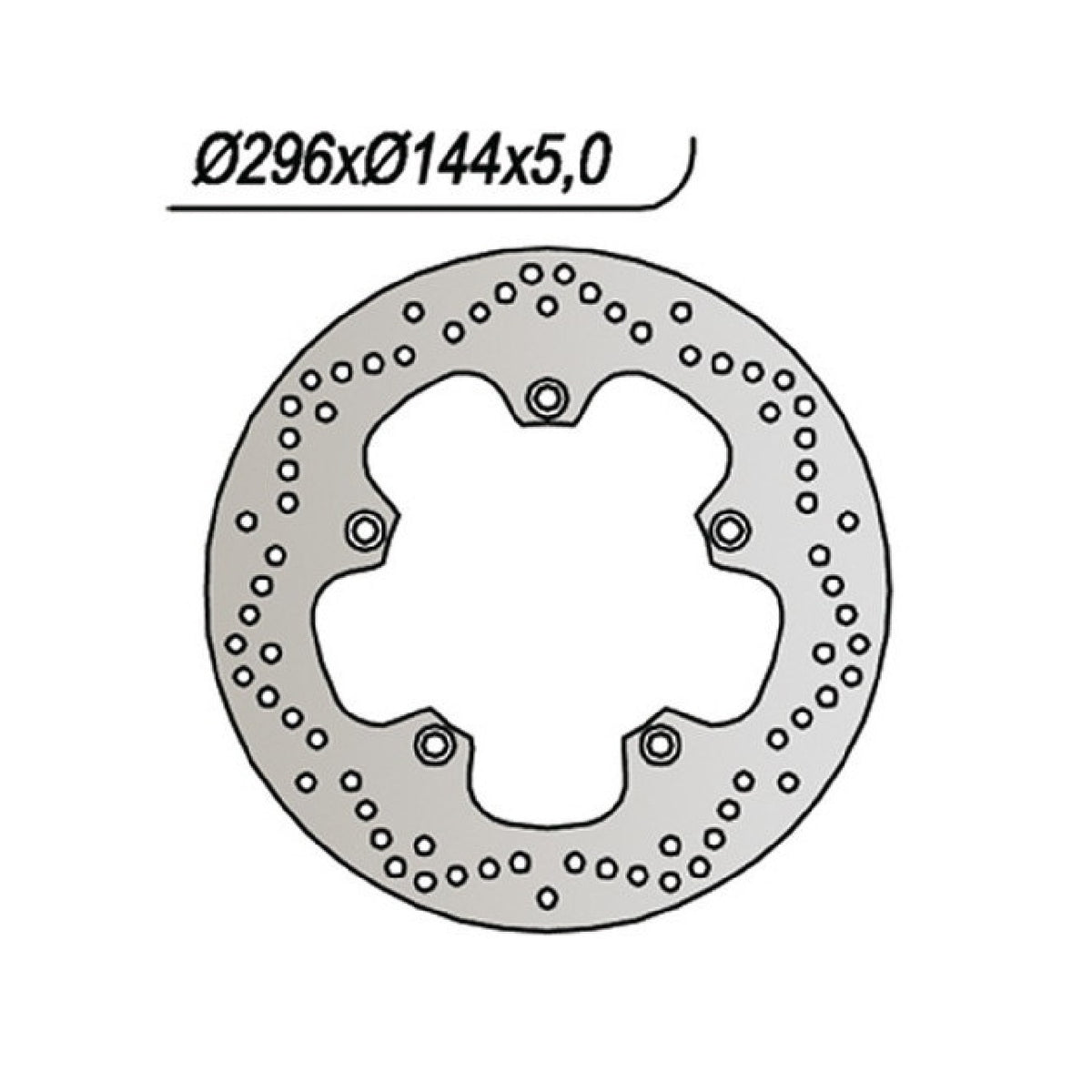 Disco de freno NG 109 HONDA VT C Shadow /CD Shadow (PC21) 600 CC 88/07