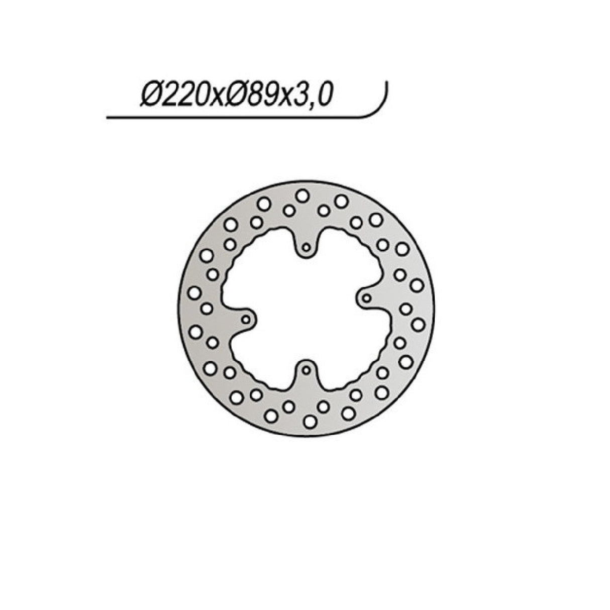 NG 1102 Bremsscheibe HONDA CR RA 80 CC 96/02