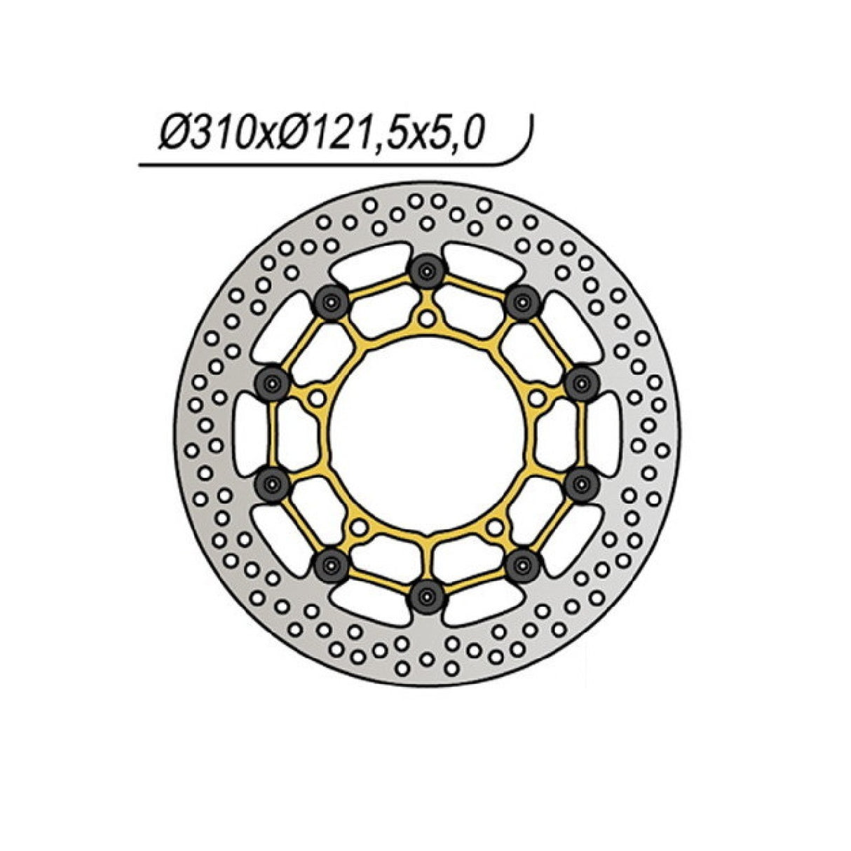 NG 1104 Bremsscheibe Suzuki GSR 600 CC 06/10