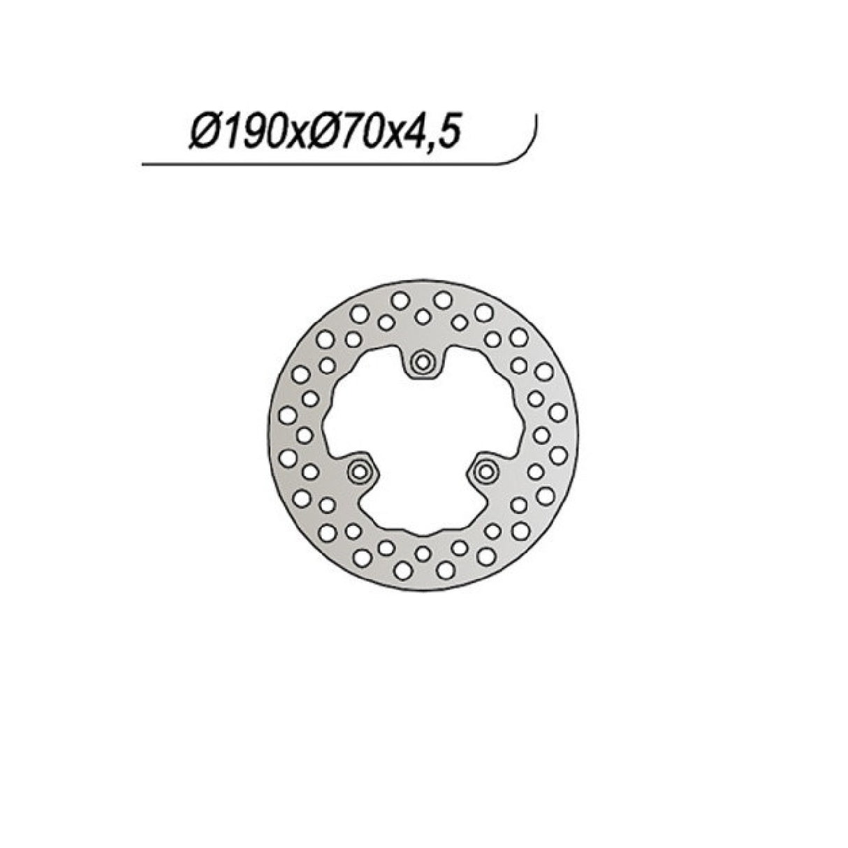 NG 1107 Disco de Freno APRILIA SR R H2O 2T E4 (KLA00) 50 CC 18