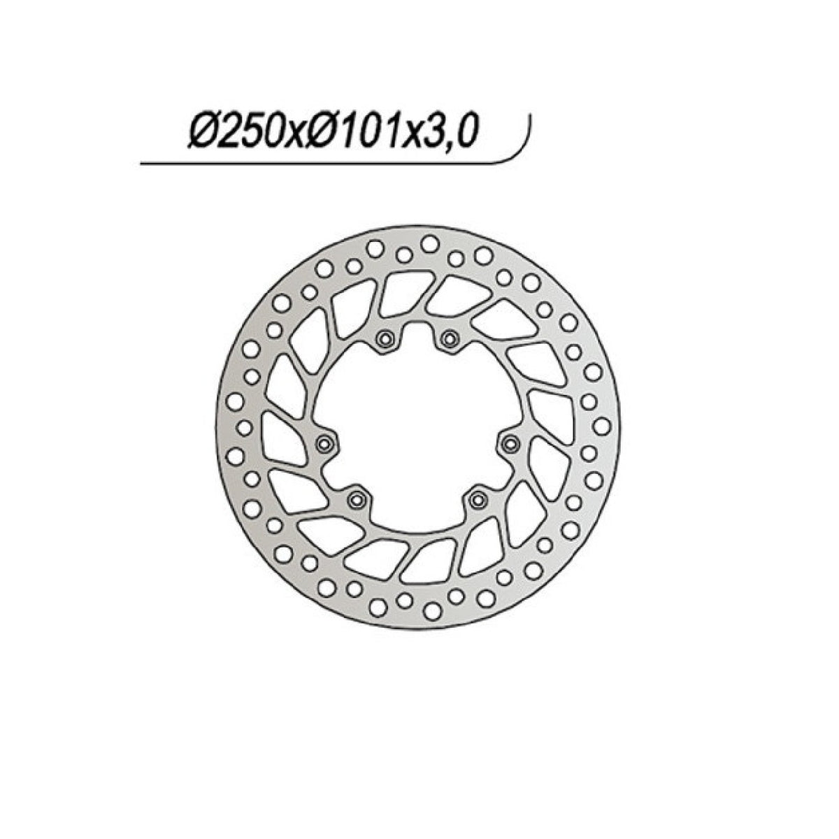 NG 1116 Disco de freno HM CRE FX 4T (Yamaha) 125 CC 08/10