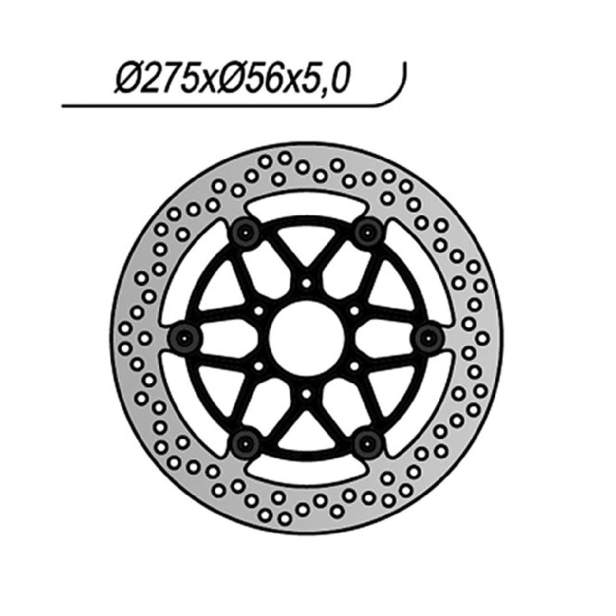 NG 1142 Bremsscheibe Suzuki GZ Marauder 125 CC 98/11