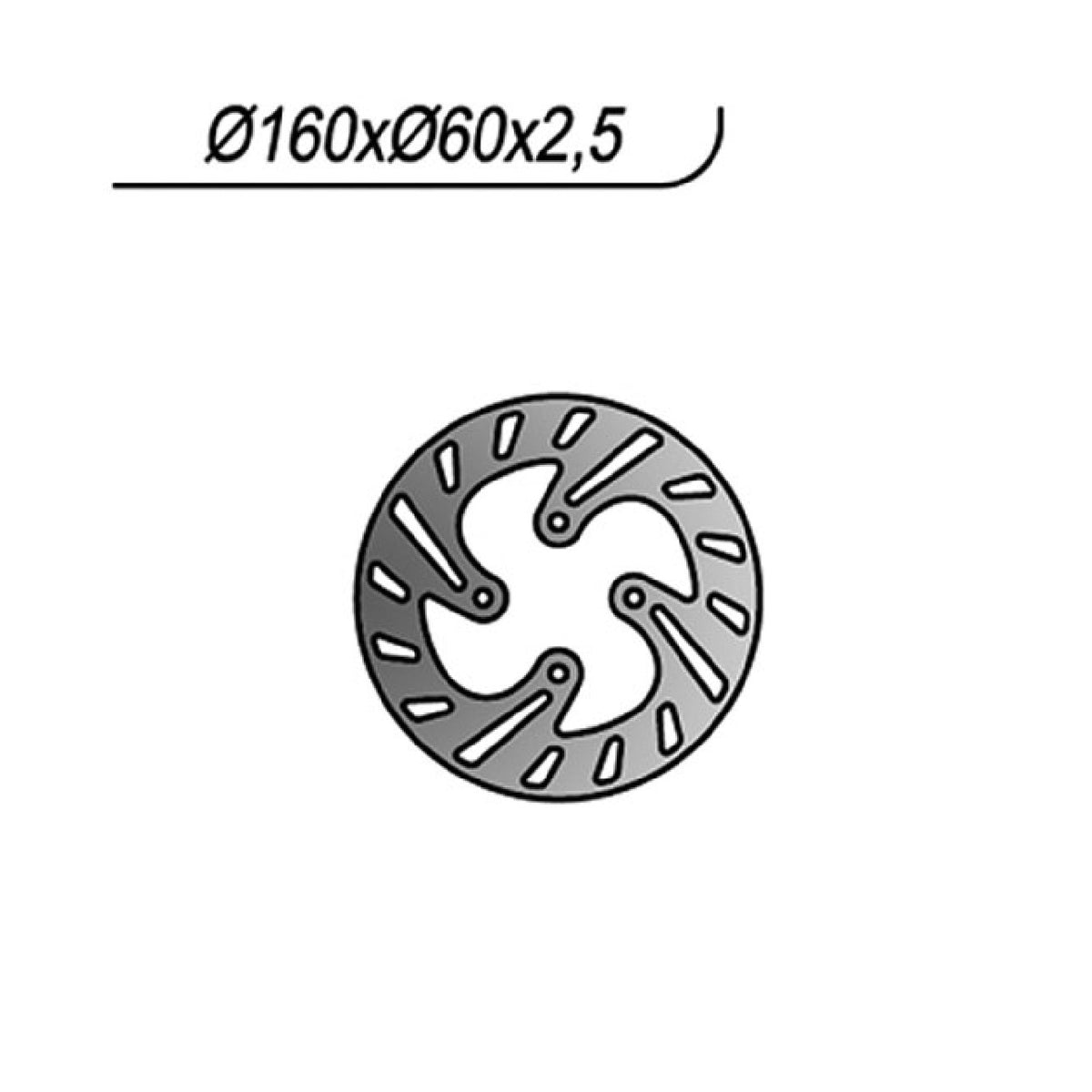 NG 1152 Disco de Freno BETAMOTOR EVO 2T 125 CC 09/11