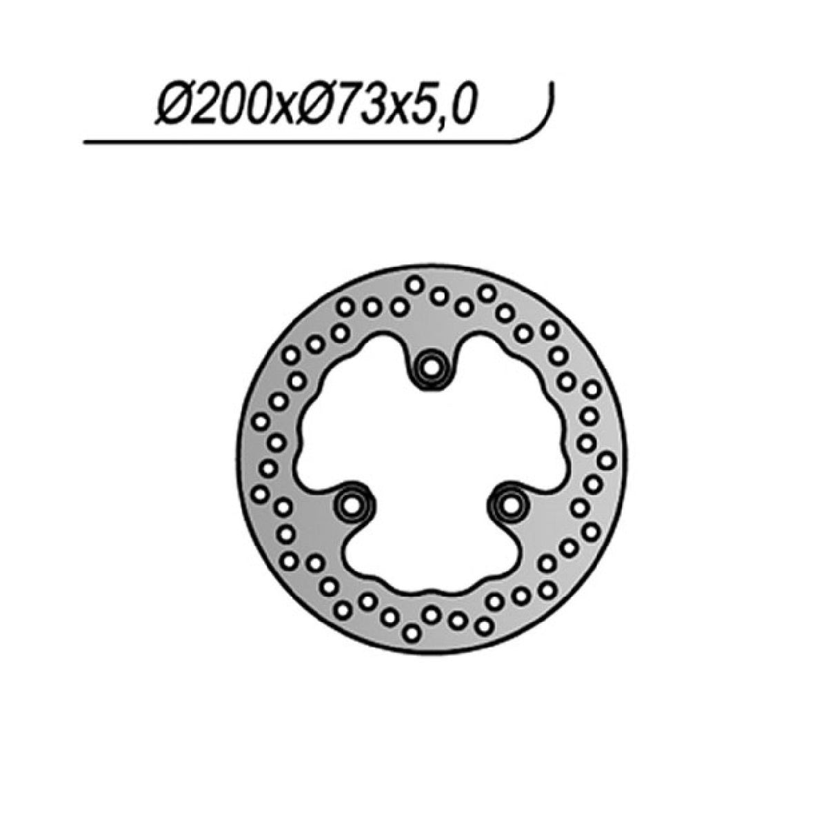 NG 1156 Brake Disc SYM Joyride 125 CC 01/02
