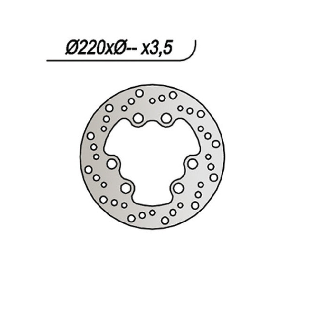 NG 116 Disco de Freno MOTOR HISPANIA Rolling Bull 50 CC 97