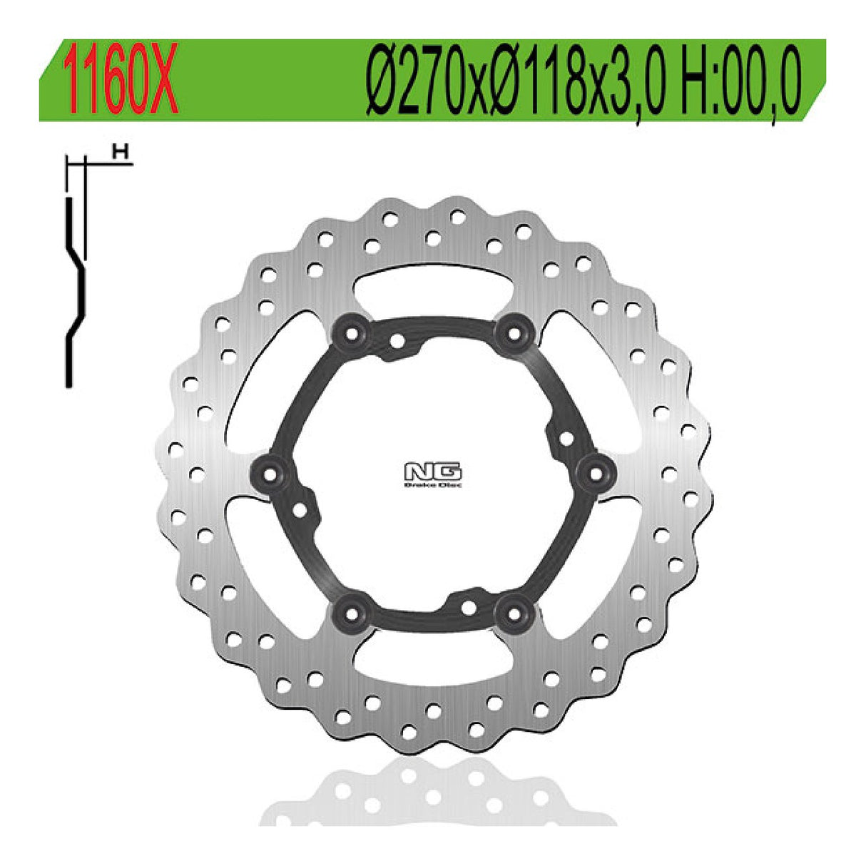NG 1160X Bremsscheibe Suzuki RMZ 4T 250 CC 07/18