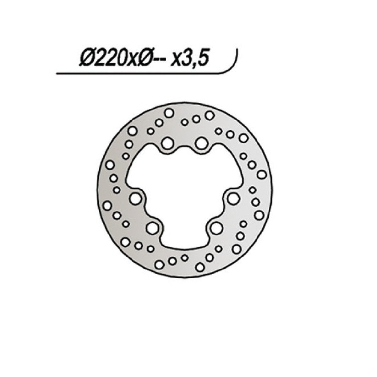 NG 116 Disco de Freno MOTOR HISPANIA Rolling Bull 50 CC 97