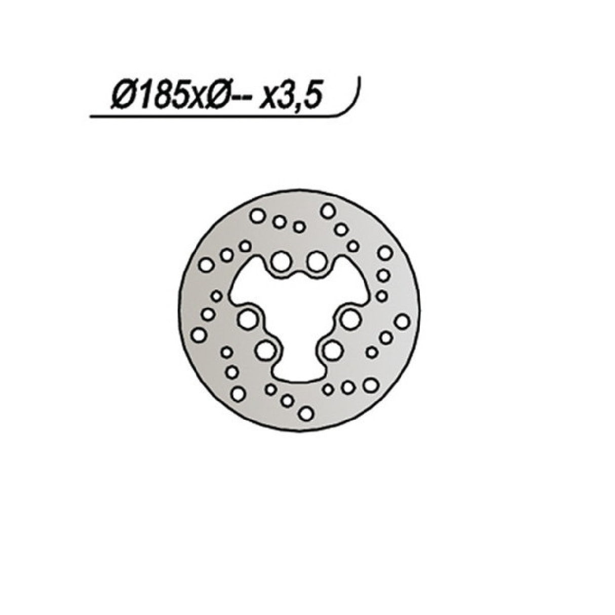 NG 117 Disco Freno MOTOR HISPANIA Rolling Bull 50 CC 97