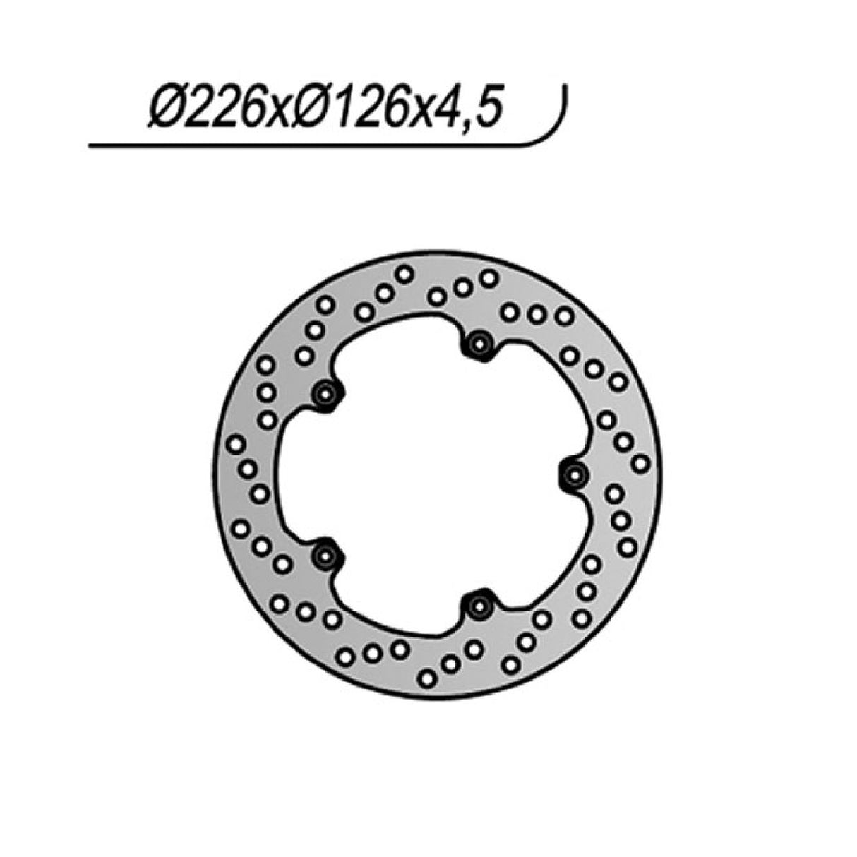 NG 1177 Bremsscheibe PEUGEOT Geo RS 4T 125 CC 08/09