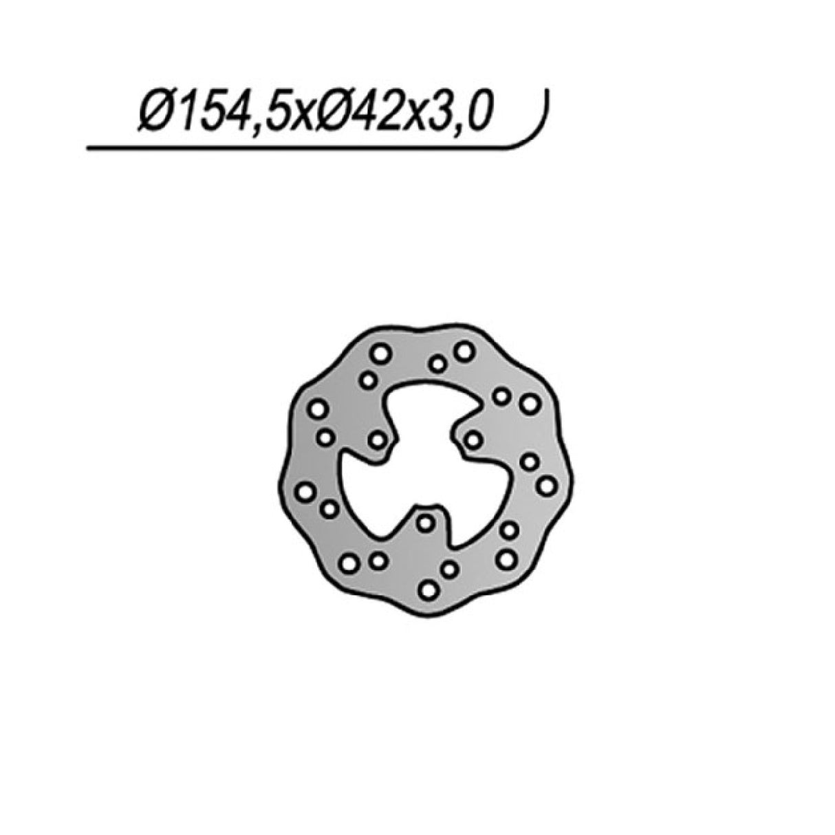 NG 1188X Disco Freno PEUGEOT Ludix 50 CC 05/07