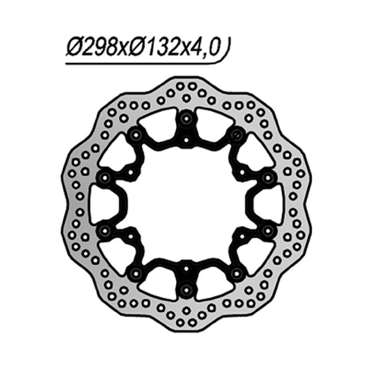 NG 1196X Disco Freno YAMAHA XP T-Max (SJ061/SJ062/SJ064) 500 CC 08/11