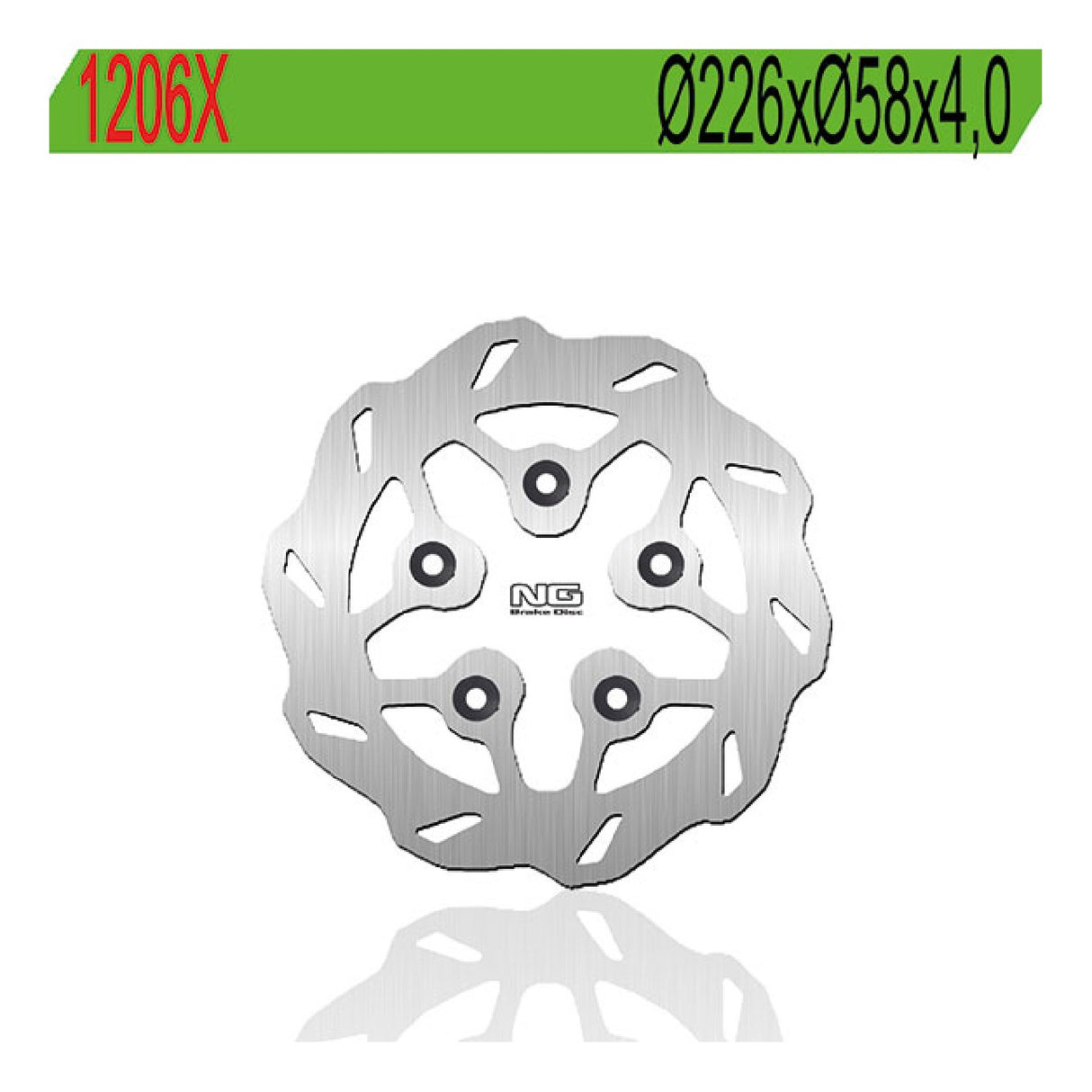 NG 1206X Disco Freno SYM Jet4 4T 50 CC 12/13