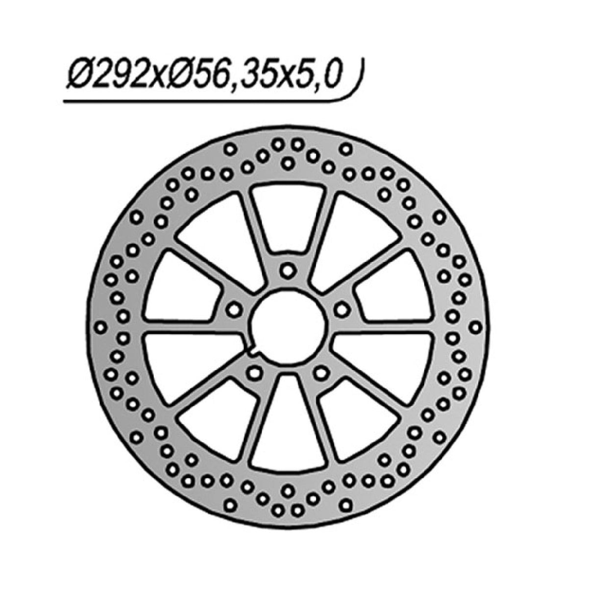 NG 1247 Bremsscheibe HARLEY DAVIDSON XL Sportster 883 cm³ 04/09
