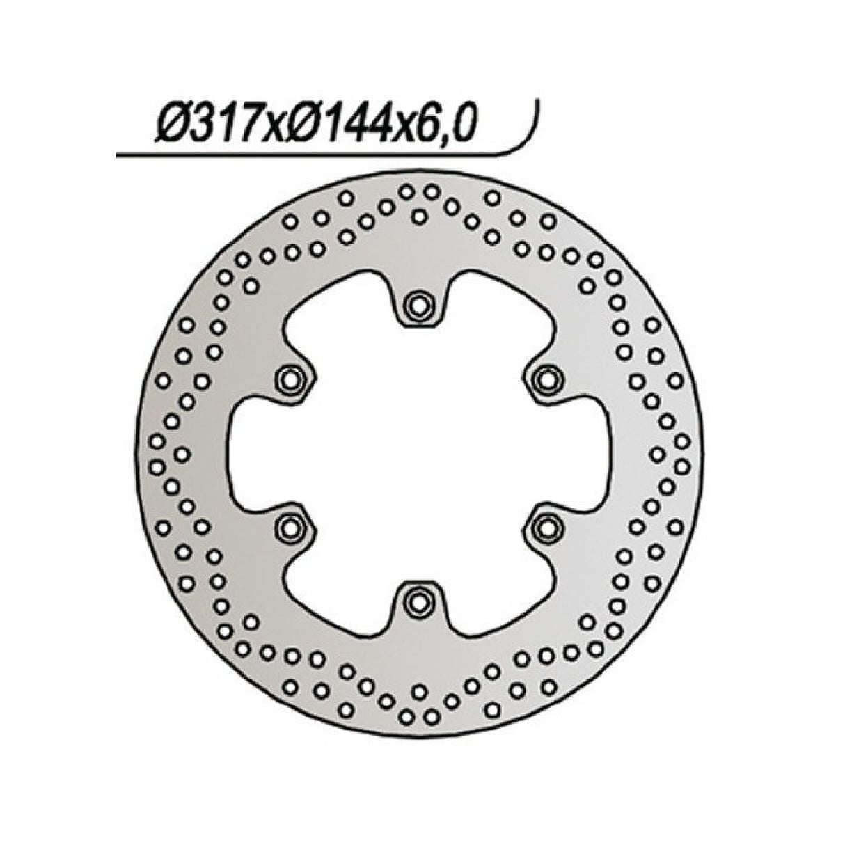 Disco de freno NG 125 HONDA VT CV Twin Magna S 250 CC 95/97