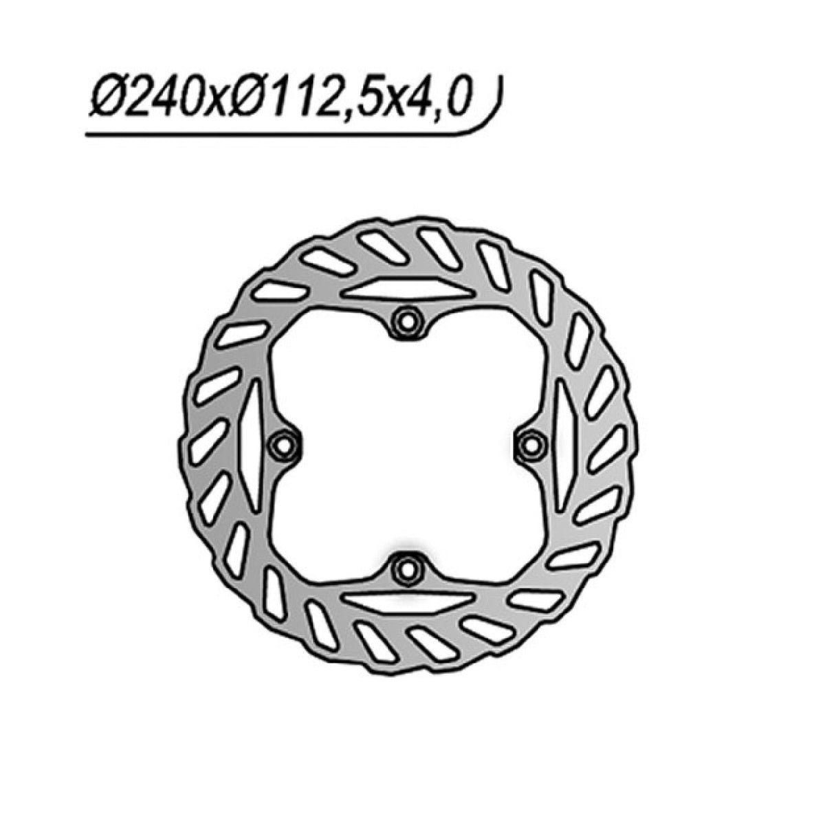 NG 1264X Disco de Freno BETAMOTOR RR EN (Motor KTM) 250 CC 05/07