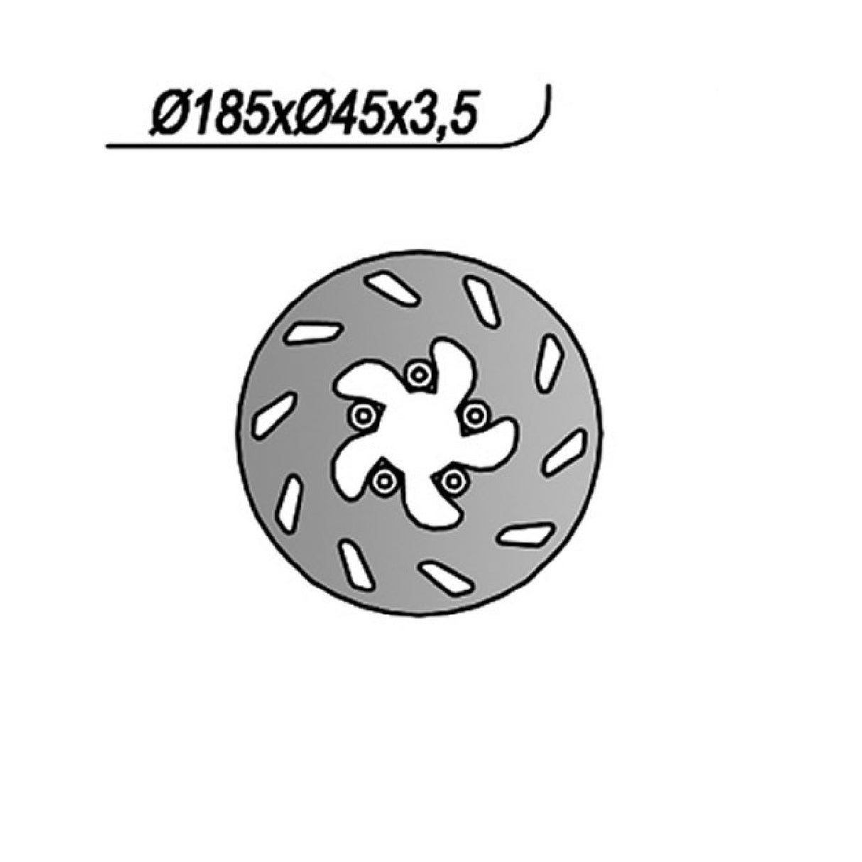 NG 127 Bremsscheibe BETAMOTOR RR Enduro Italia 50 CC 98