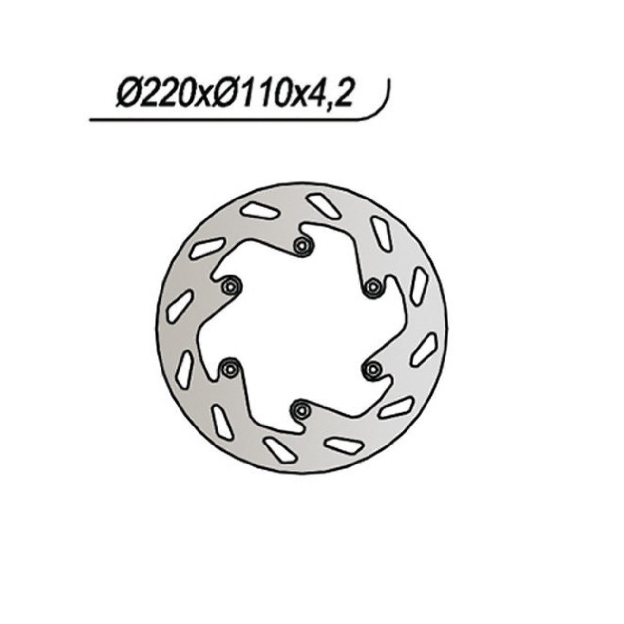 NG 129 Disco Freno HUSABERG TE 2T 125 CC 11/14