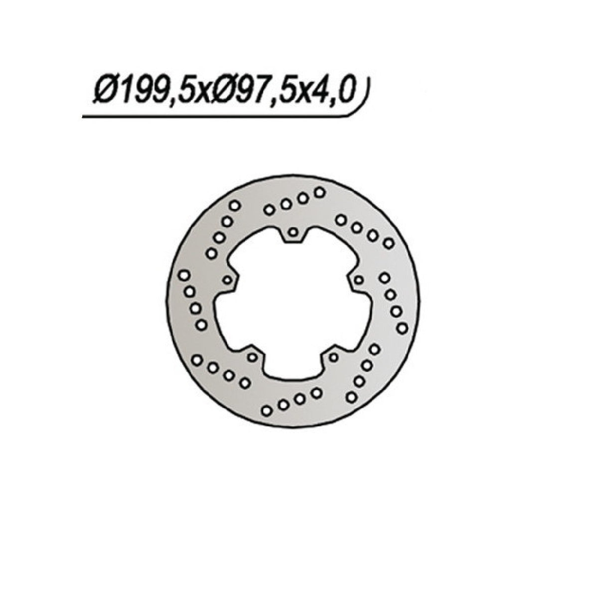 NG 130 Bremsscheibe MALAGUTI Centro SL / SL Kat. 50 CC 97/00
