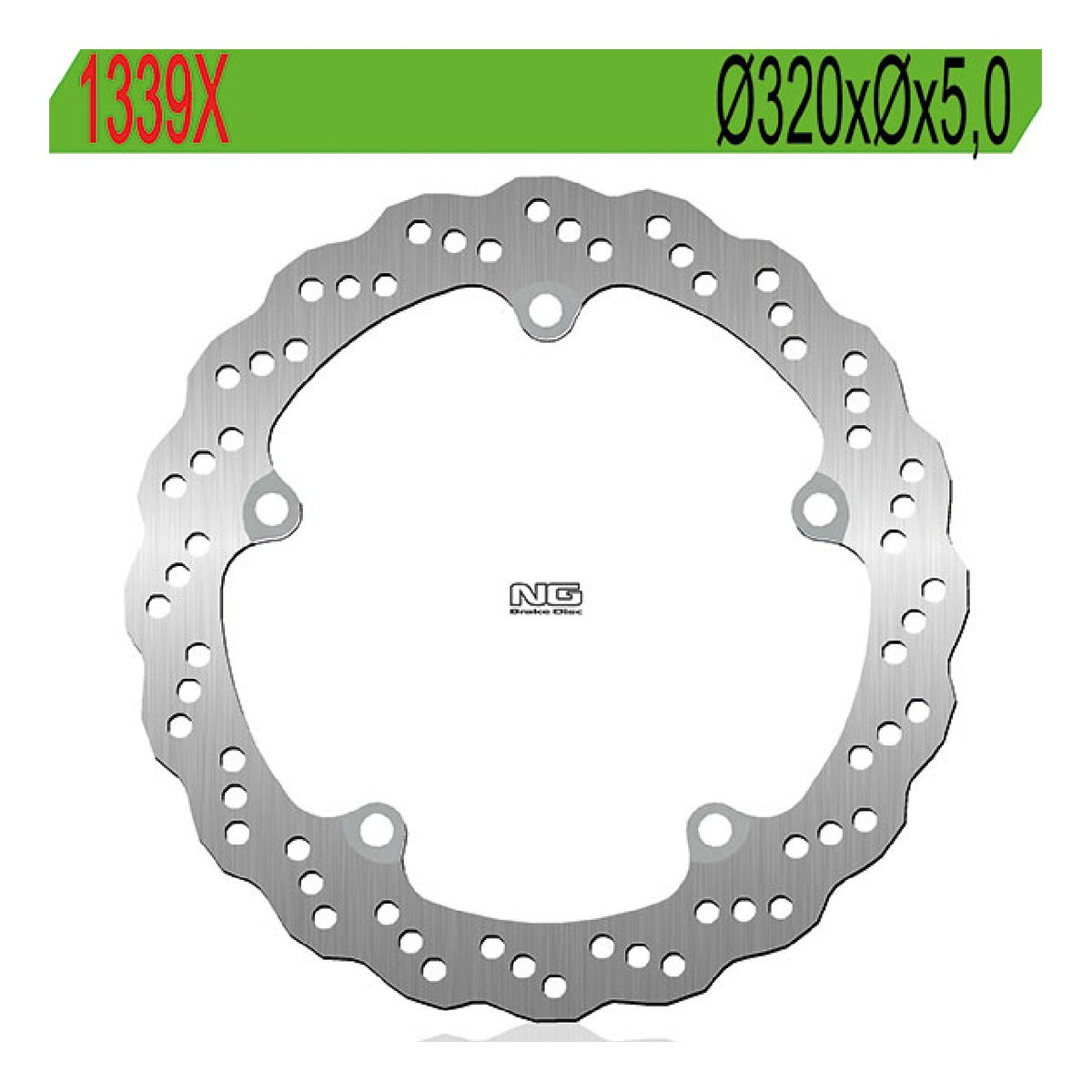 NG 1339X Disco de Freno HONDA CBR F (RC74) 650 CC 14/16