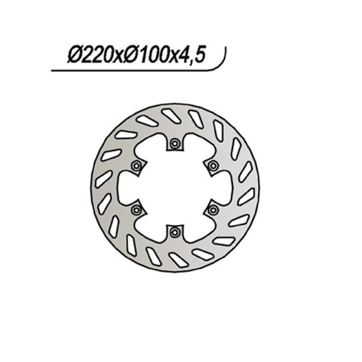 NG 138 Bremsscheibe KAWASAKI KX 125 CC 99/02