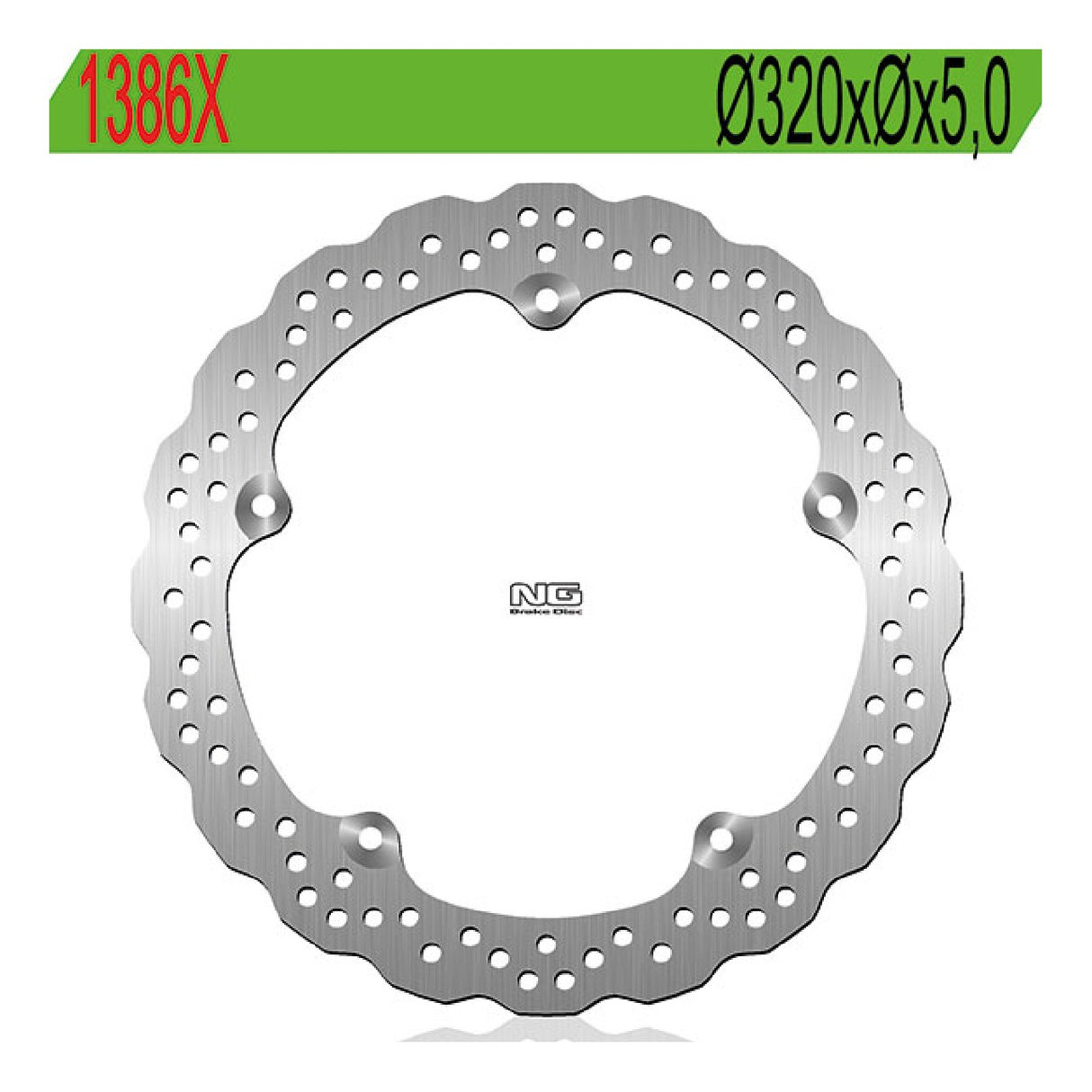 Disco de freno NG 1386X HONDA CTX A 700 CC 14/15