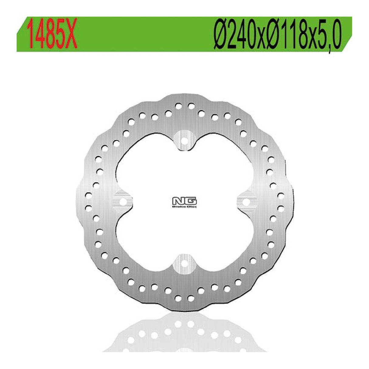 NG 1485X Bremsscheibe HONDA CB FA ABS (PC45B/PC58A/PC63A) 500 cm³ 13/20