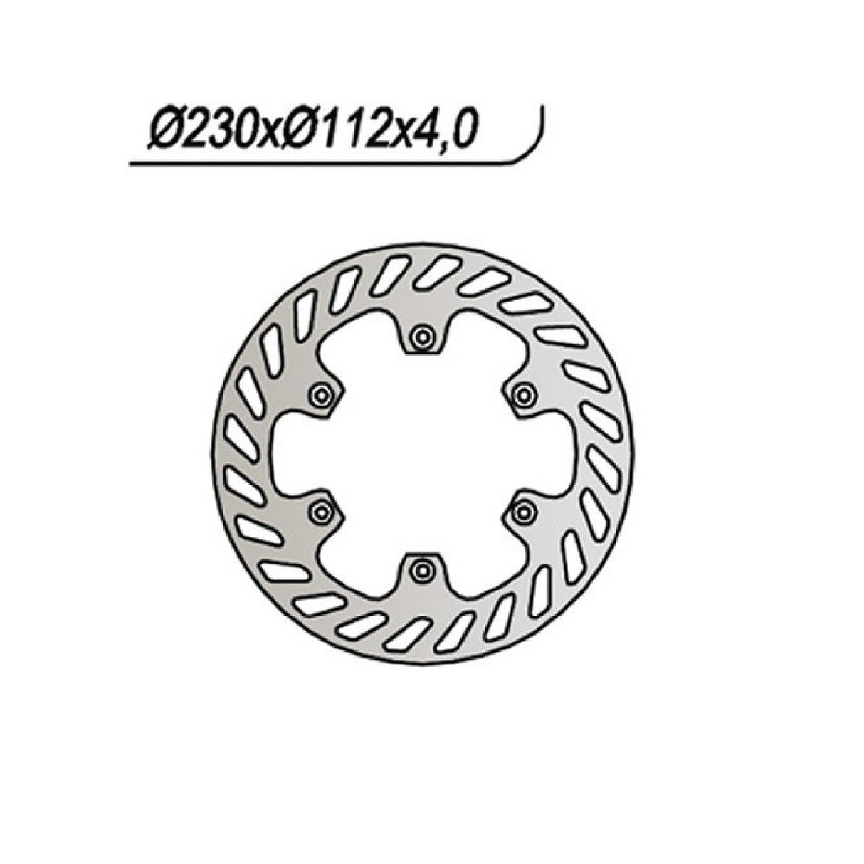 NG 163 Disco Freno YAMAHA DT R 50 CC 00/02