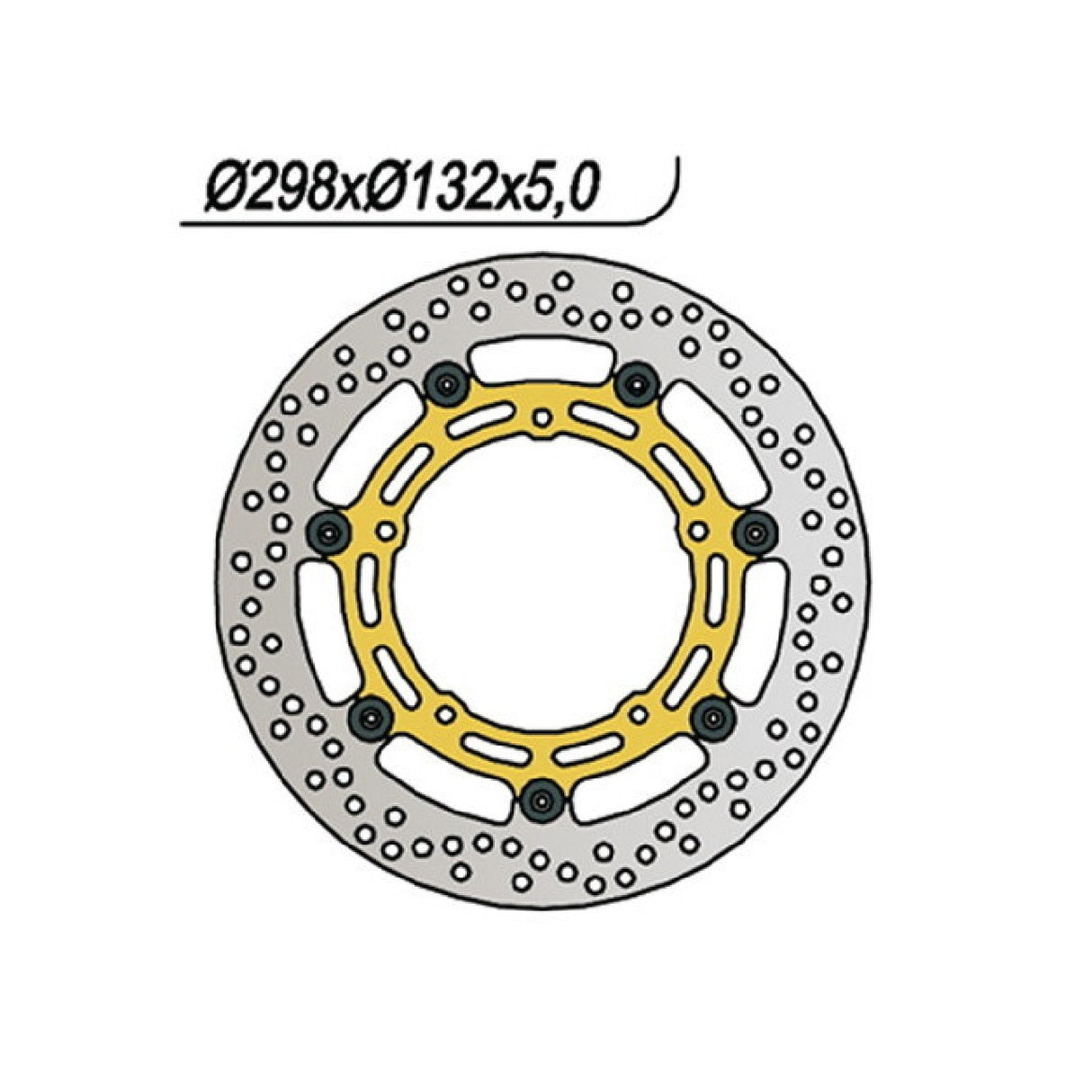Disco de freno NG 165 YAMAHA MT03 (RH07K) 321 CC 16/19