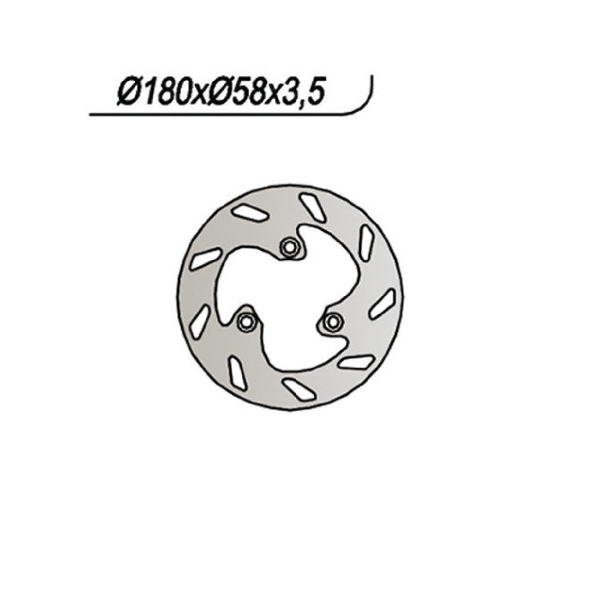 NG 176 Disco Freno PEUGEOT Elyseo 50 CC 03