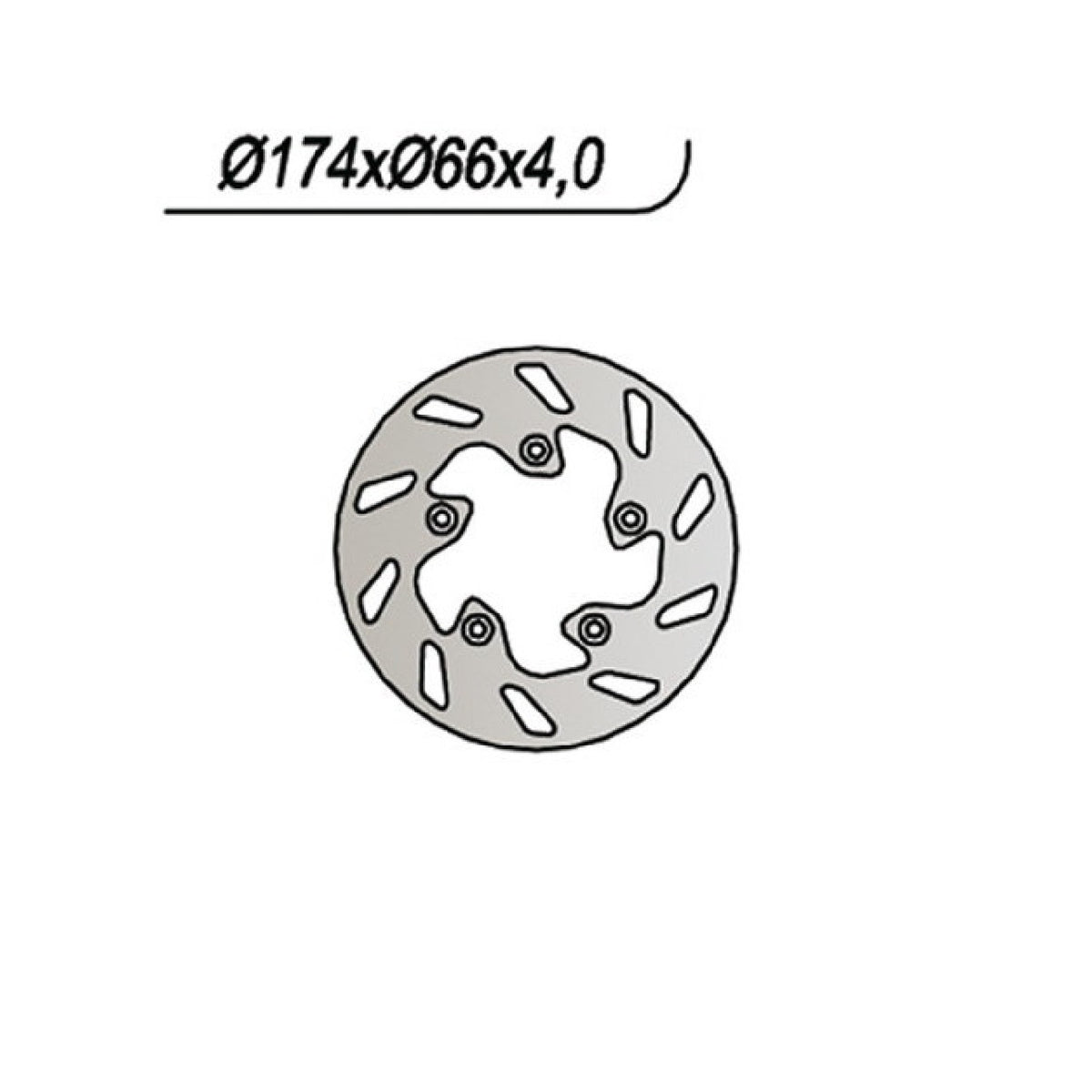 NG 191 Bremsscheibe GILERA Runner DD 50 CC 98