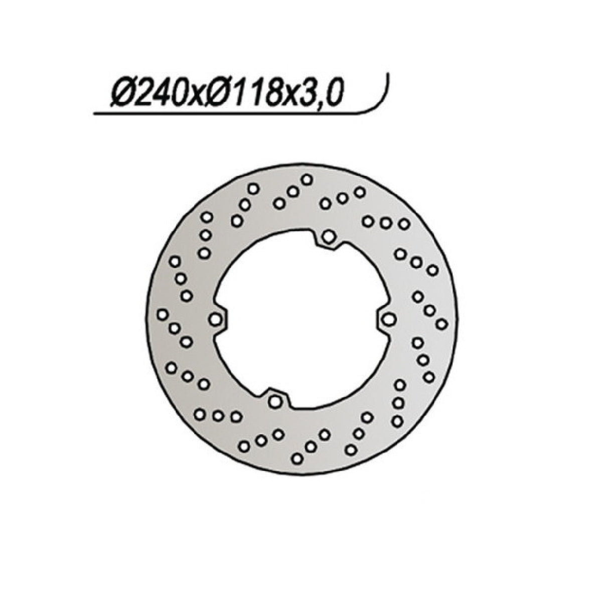 NG 199 Bremsscheibe HONDA CR R 125 CC 90/91