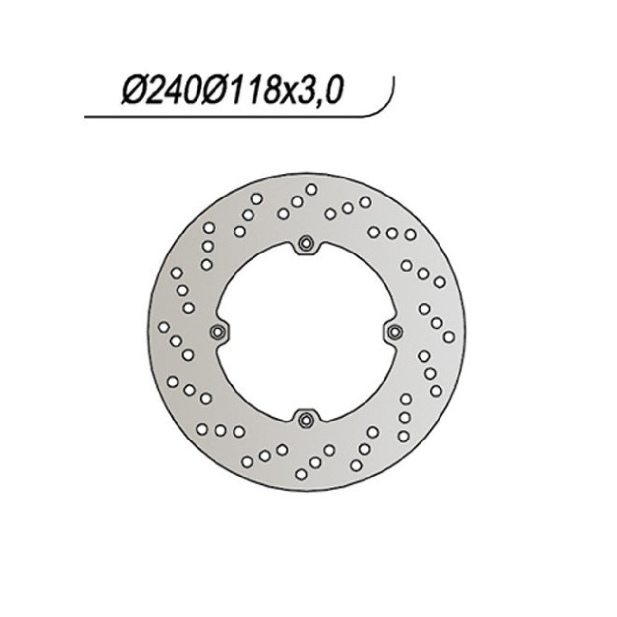 Disco de freno NG 200 HONDA CR R 125 CC 84/88