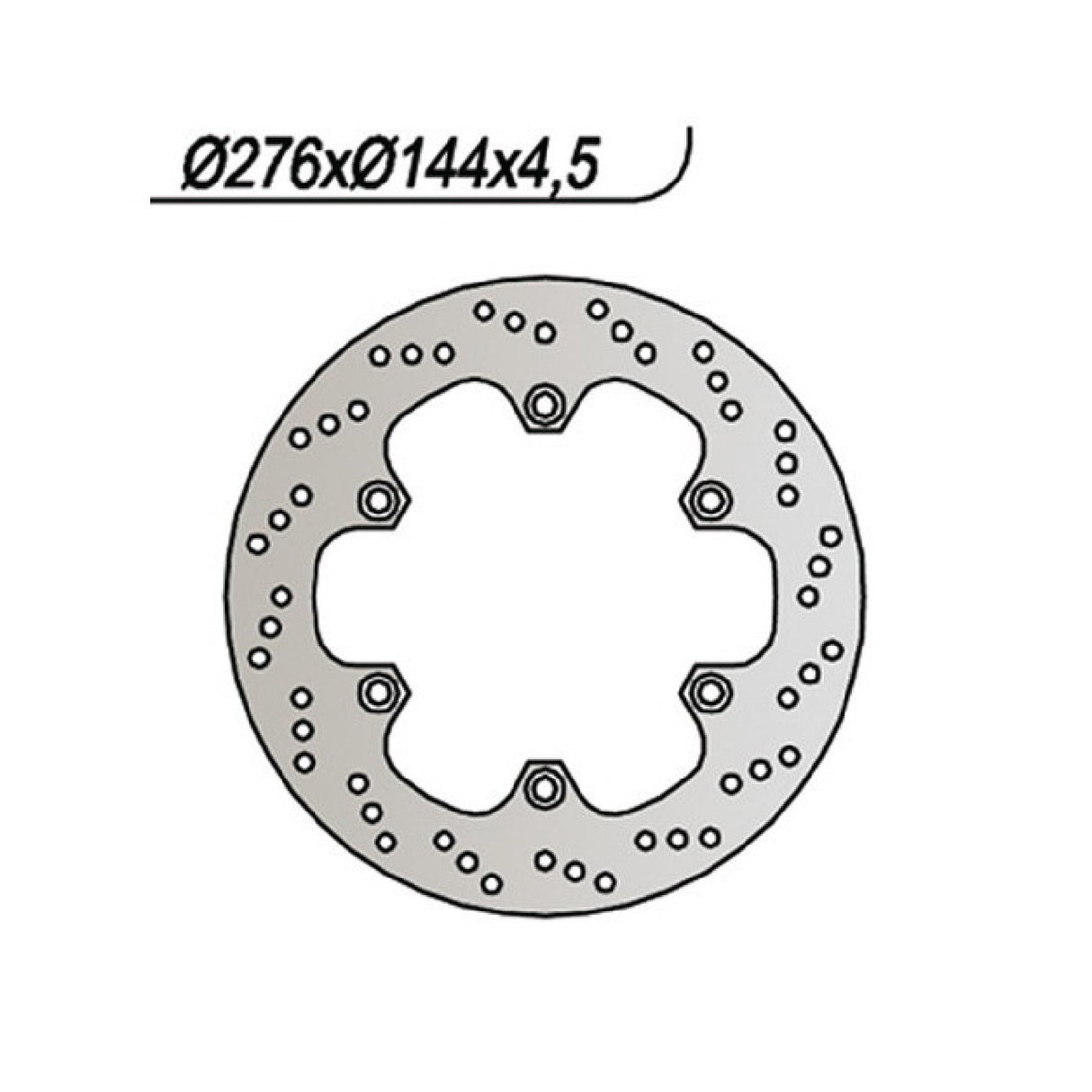 Disco de freno NG 208 HONDA XL V Transalp (PD06/PD10) 600 CC 87/96
