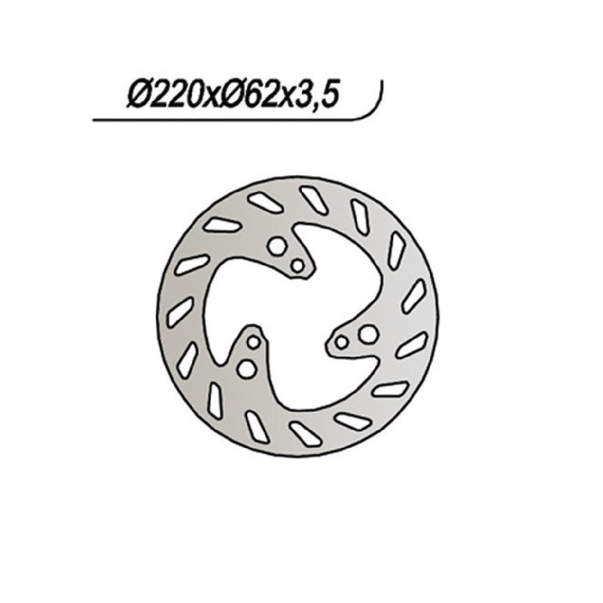 NG 213 Disco Freno HM CRE Derapage 50 CC 06