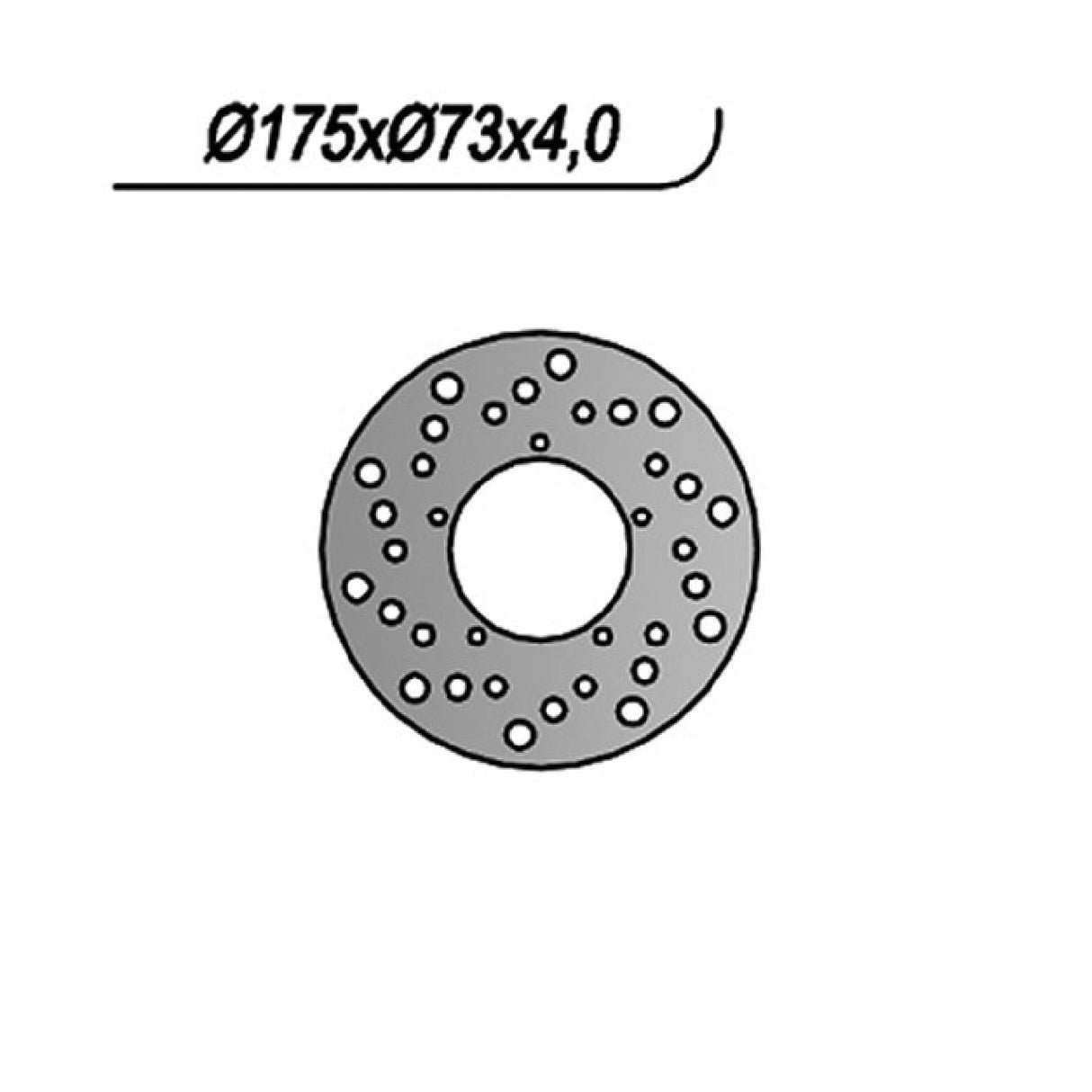 NG 233 Bremsscheibe DERBI GP 1 / E2 50 CC 01/04