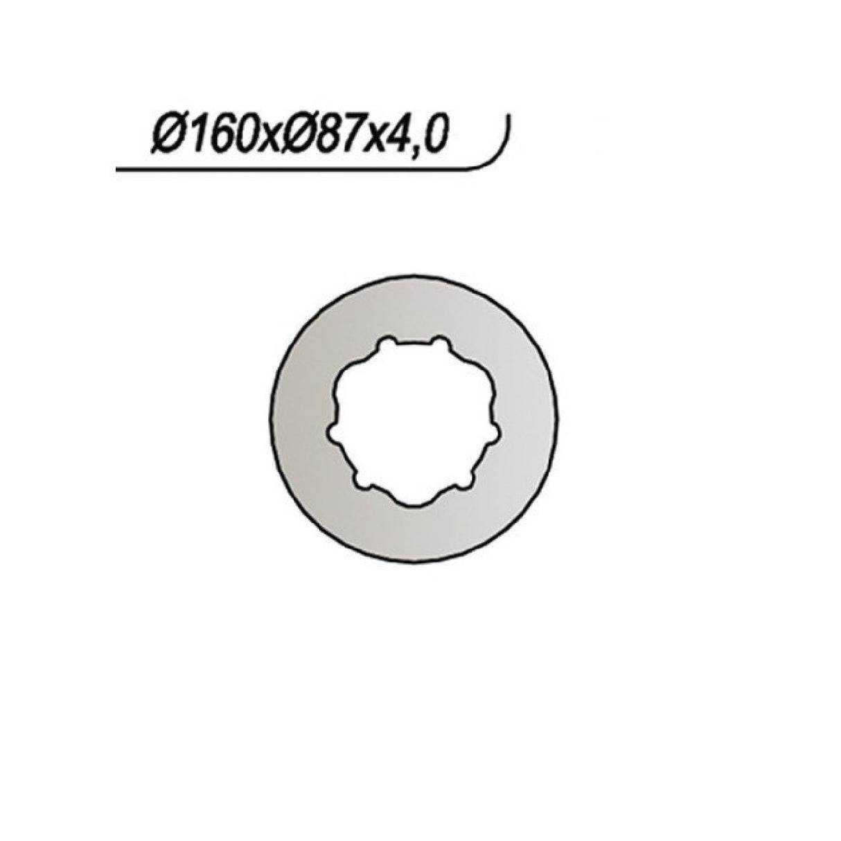 NG 251 Disco Freno FANTIC MOTOR Clubman 125 CC 97