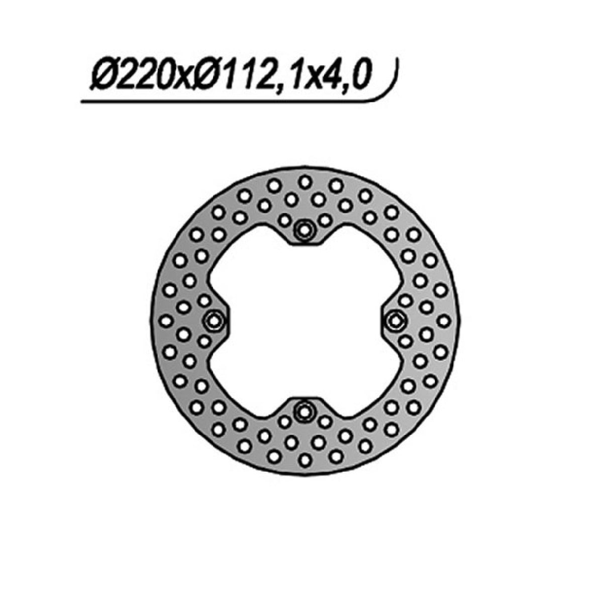 NG 263 Disco Freno HUSQVARNA CR 125 CC 00/01