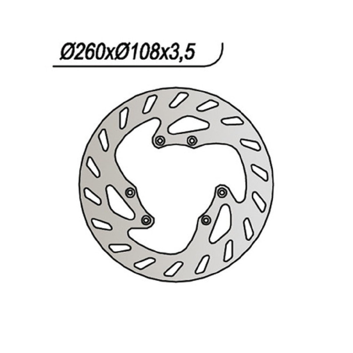 NG 275 Bremsscheibe MOTOR HISPANIA RYZ 125 CC 02