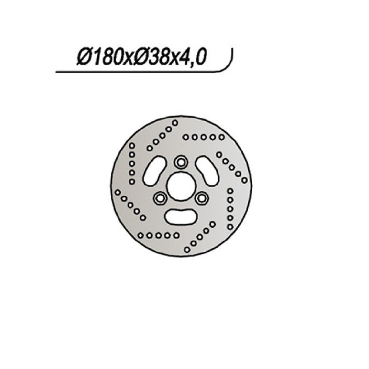 NG 280 Disco de Freno SUZUKI AN 125 CC 95/00