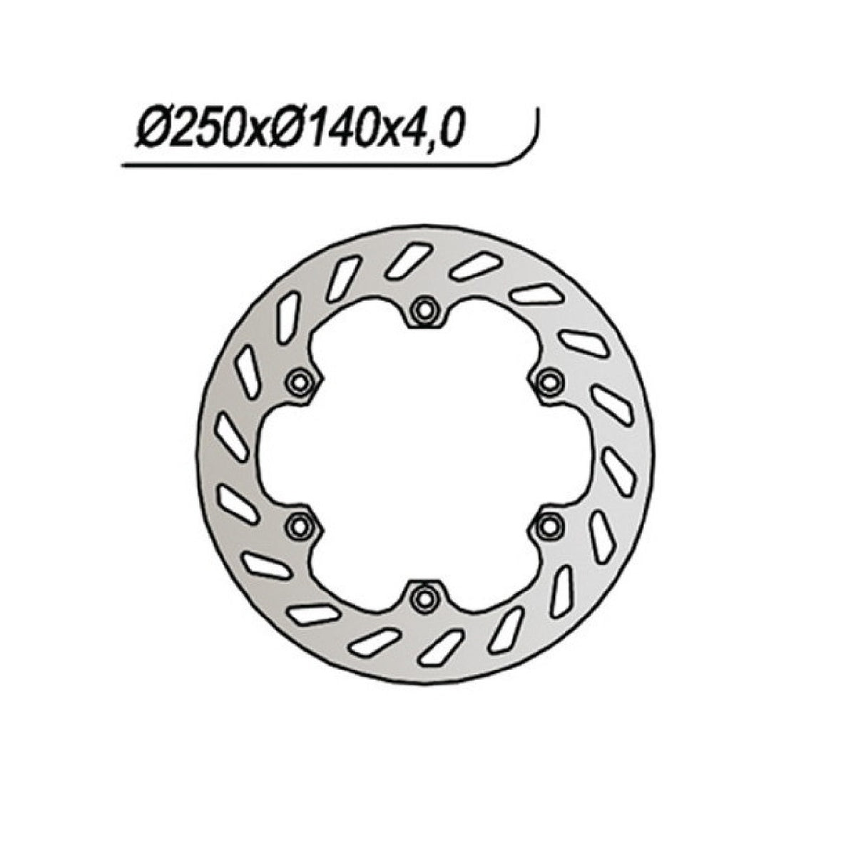 NG 287 Bremsscheibe APRILIA ETX 125 CC 85/90