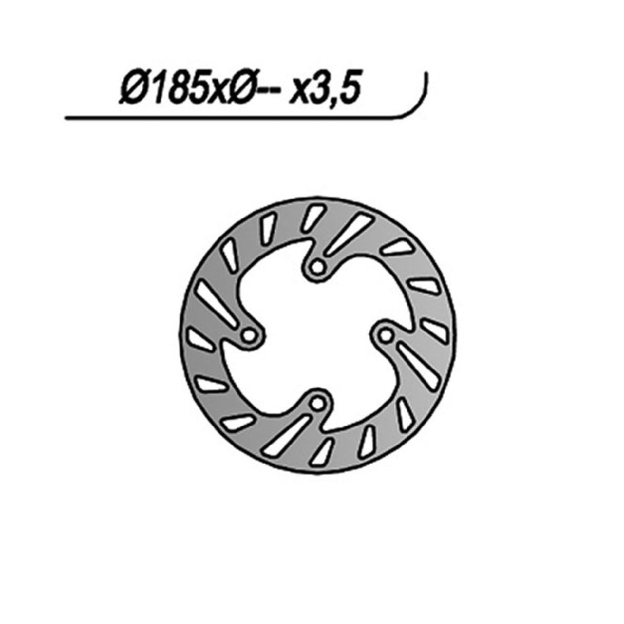 Disco de freno NG 316 BETAMOTOR Rev 2T 125 CC 99/02