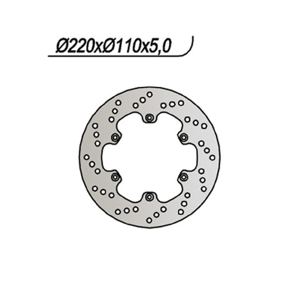 Disco de freno NG 326 APRILIA MX SM (11K) 125 CC 04/06