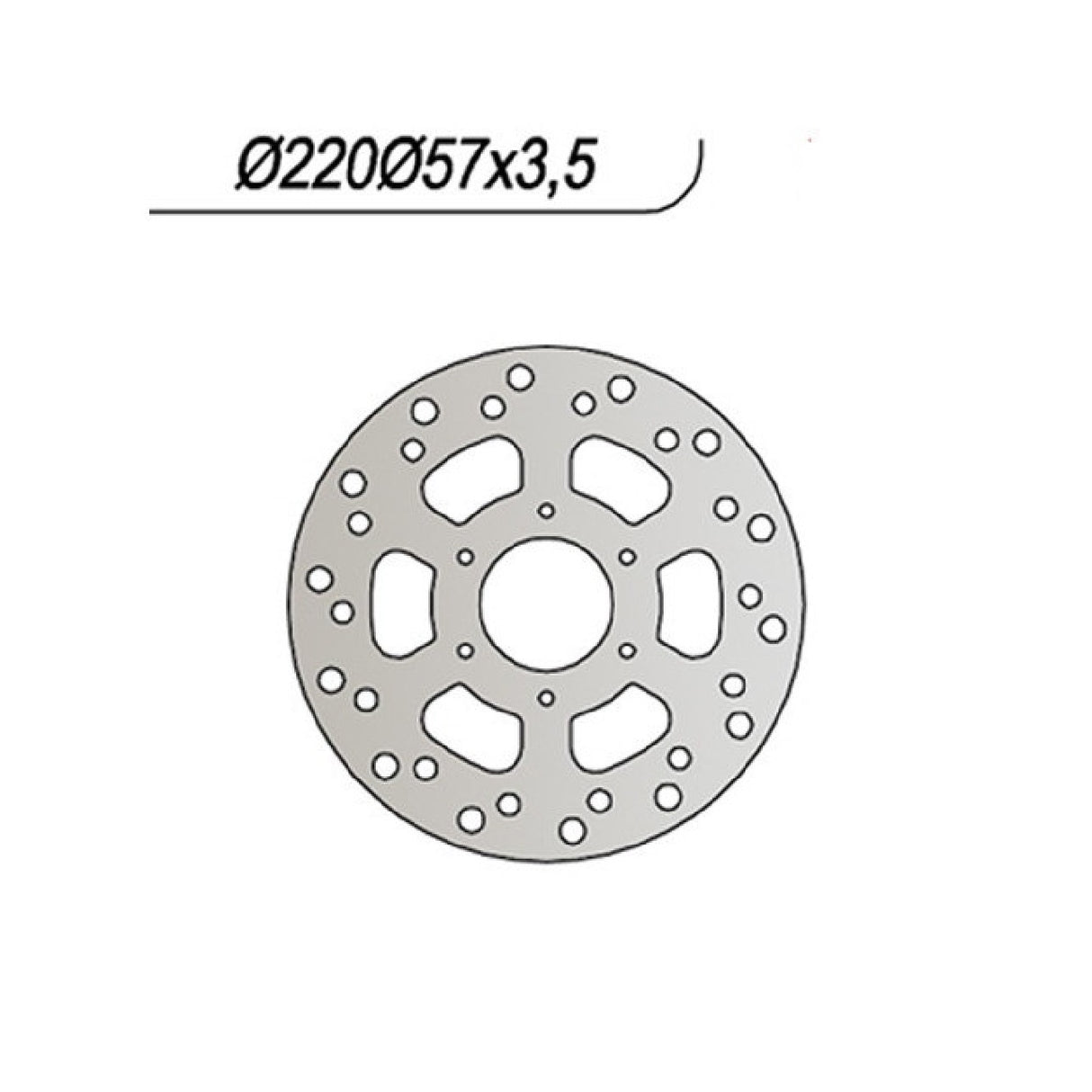 NG 343 Bremsscheibe MOTOR HISPANIA RX Super Racing LC 50 CC 00/03