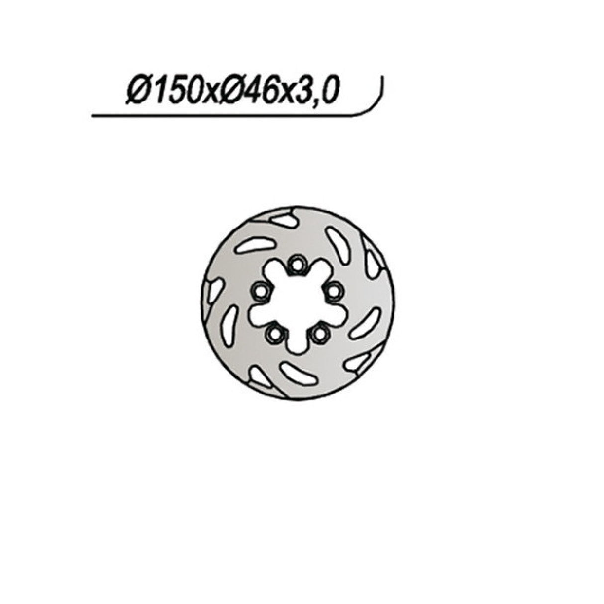 NG 356 Disco Freno MONTESA HONDA Cota 315 R 250 CC 00/03