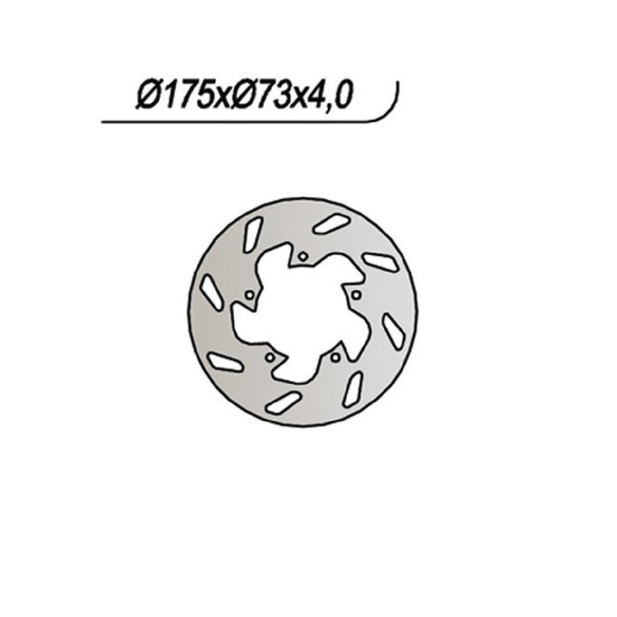 Disco de freno NG 366 GILERA Runner Purejet / Race (C36100) 50 CC 02/04