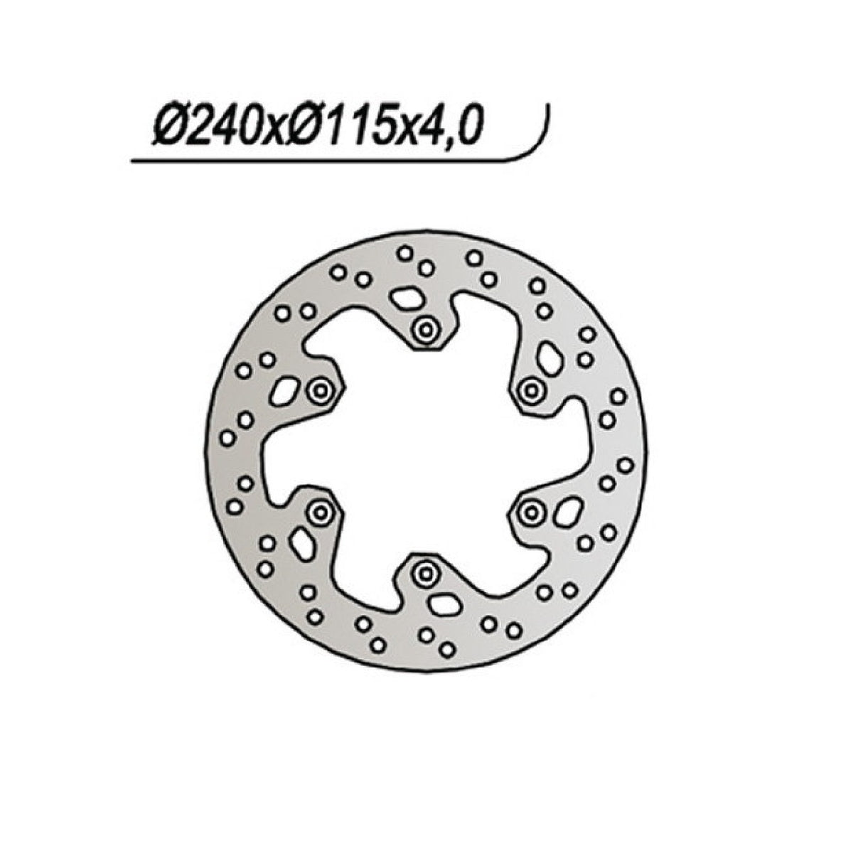 NG 372 Disco Freno YAMAHA WR 2T 125 CC 98/07