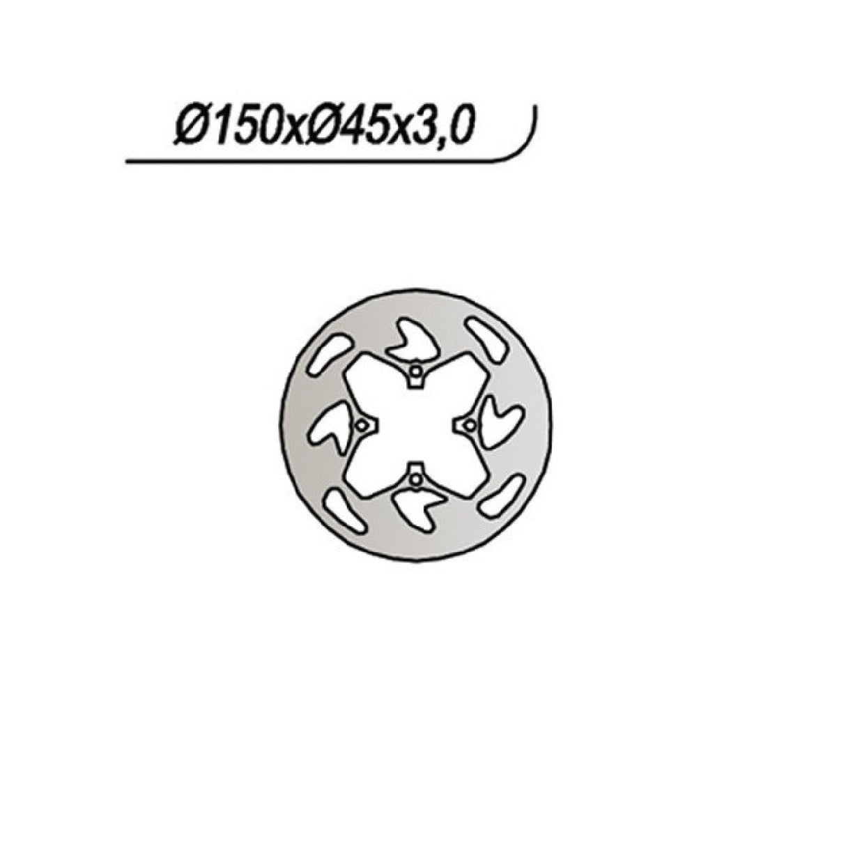 NG 389 Disco de freno FAMOTO RX C 65 CC 06